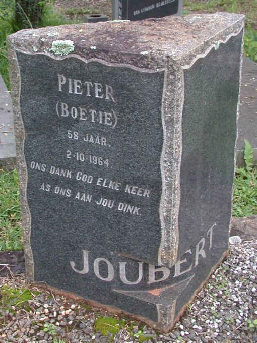 JOUBERT Pieter -1964