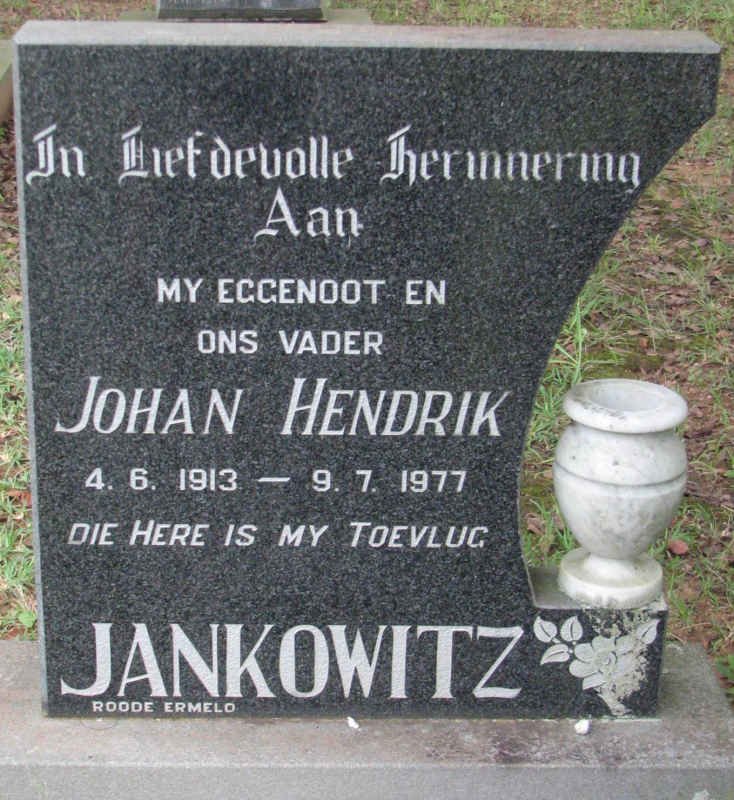 JANKOWITZ Johan Hendrik 1913-1977