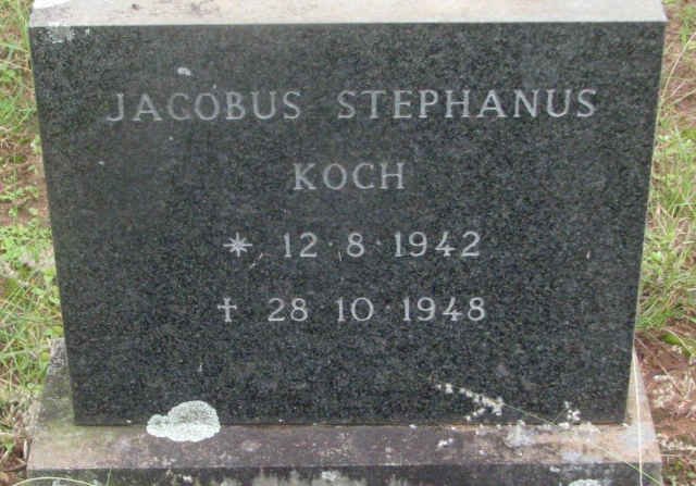 KOCH Jacobus Stephanus 1942-1948
