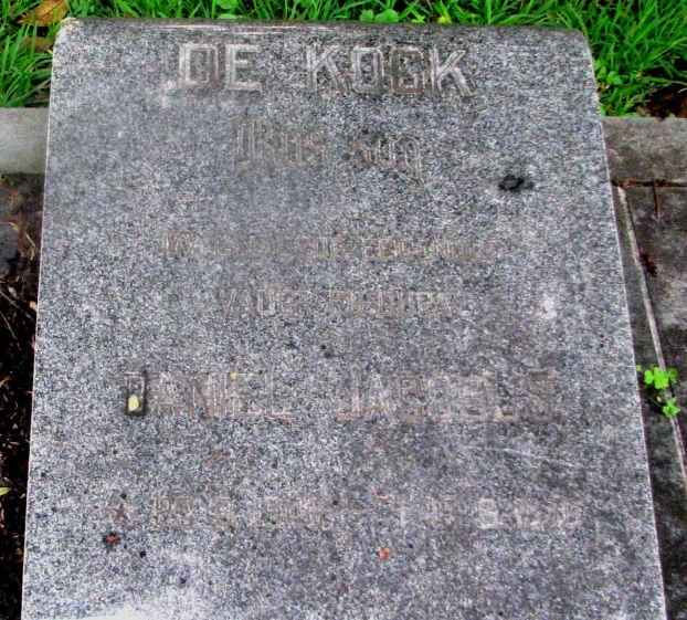 KOCK Daniel Jacobus, de ?-?
