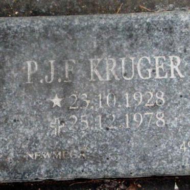 KRUGER P.J.F. 1928-1978