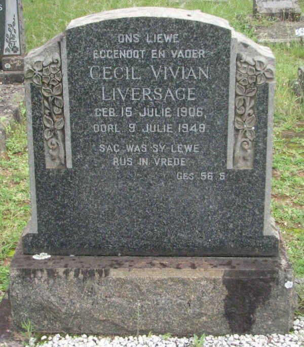 LIVERSAGE Cecil Vivian 1906-1949