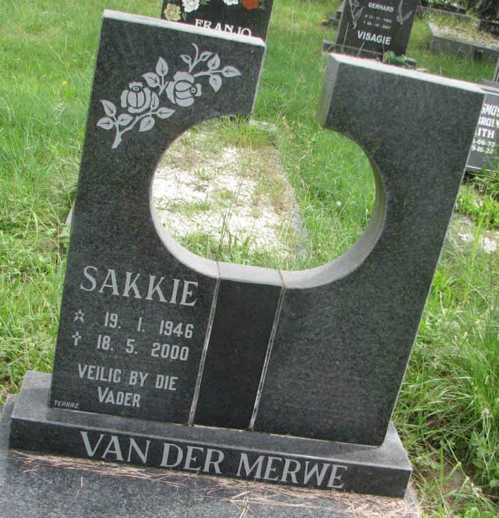 MERWE Sakkie, van der 1946-2000