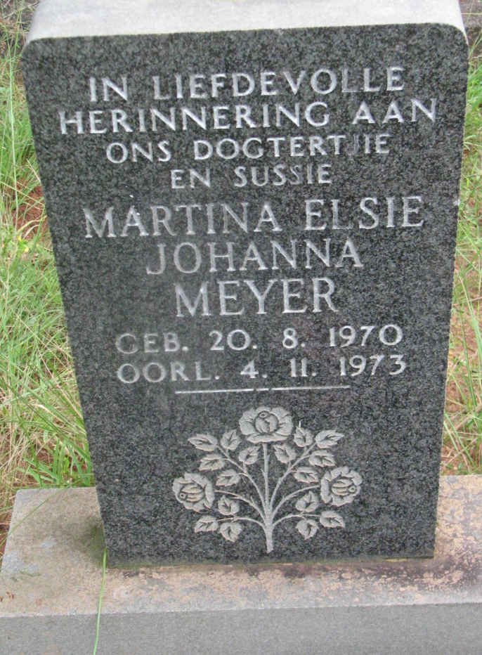 MEYER Martina Elsie Johanna 1970-1973
