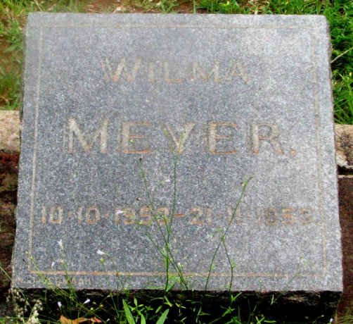 MEYER Wilma 1953-1953