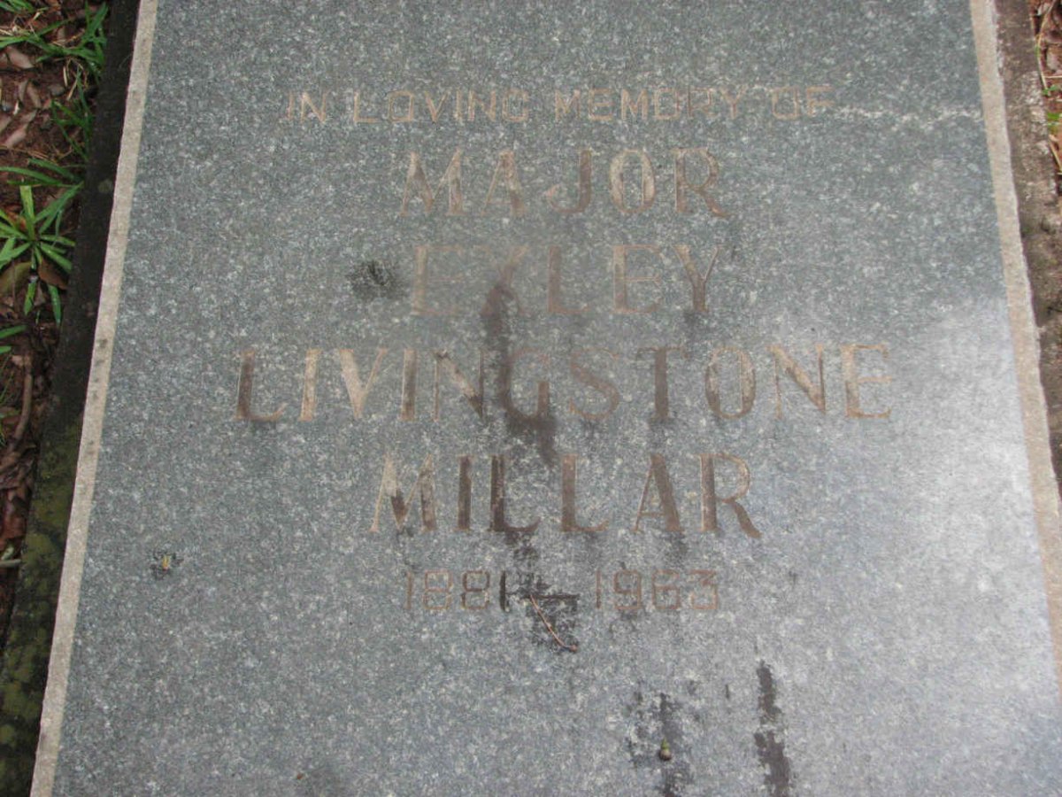MILLAR Exley Livingstone 188?-1963
