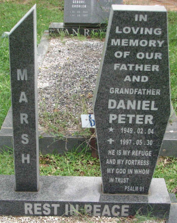 MARSH Daniel Peter 1949-1997