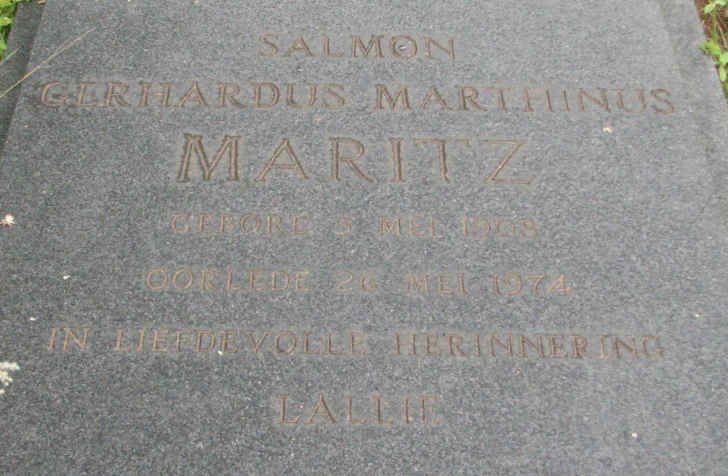 MARITZ Salmon Gerhardus Marthinus 1908-1974