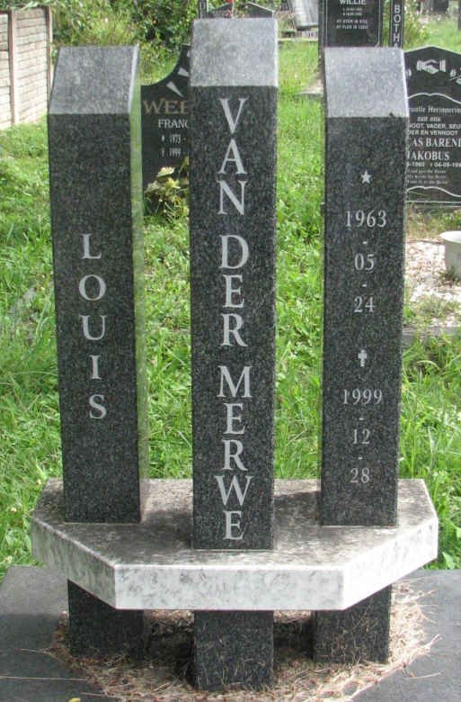 MERWE Louis, van der 1963-1999