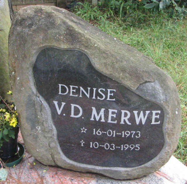 MERWE Denise, v.d. 1973-1995