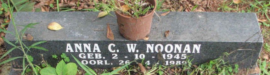 NOONAN Anna C.W. 1945-1989