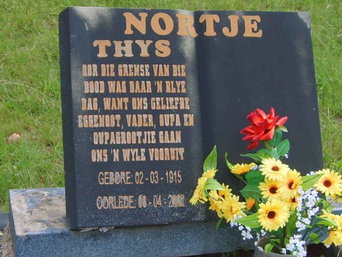 NORTJE Thys 1915-2002