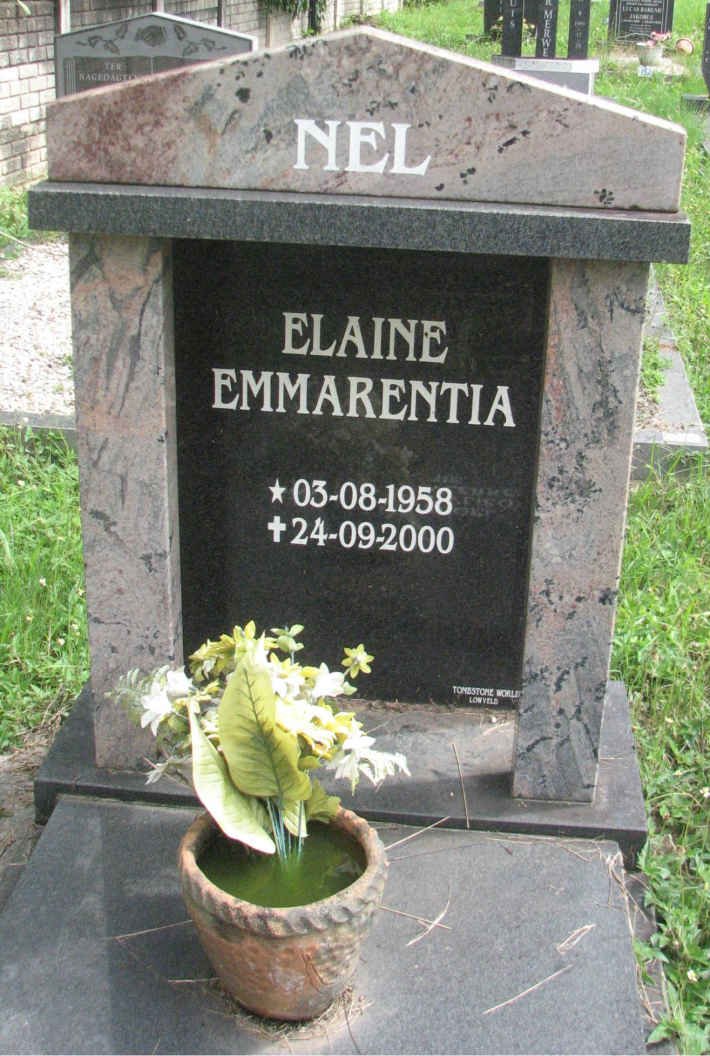 NEL Elaine Emmarentia 1958-2000