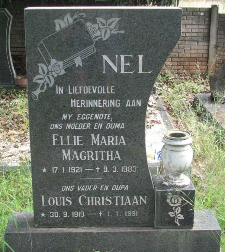 NEL Louis Christiaan 1919-1991 &amp; Ellie Maria Margritha 1921-1983