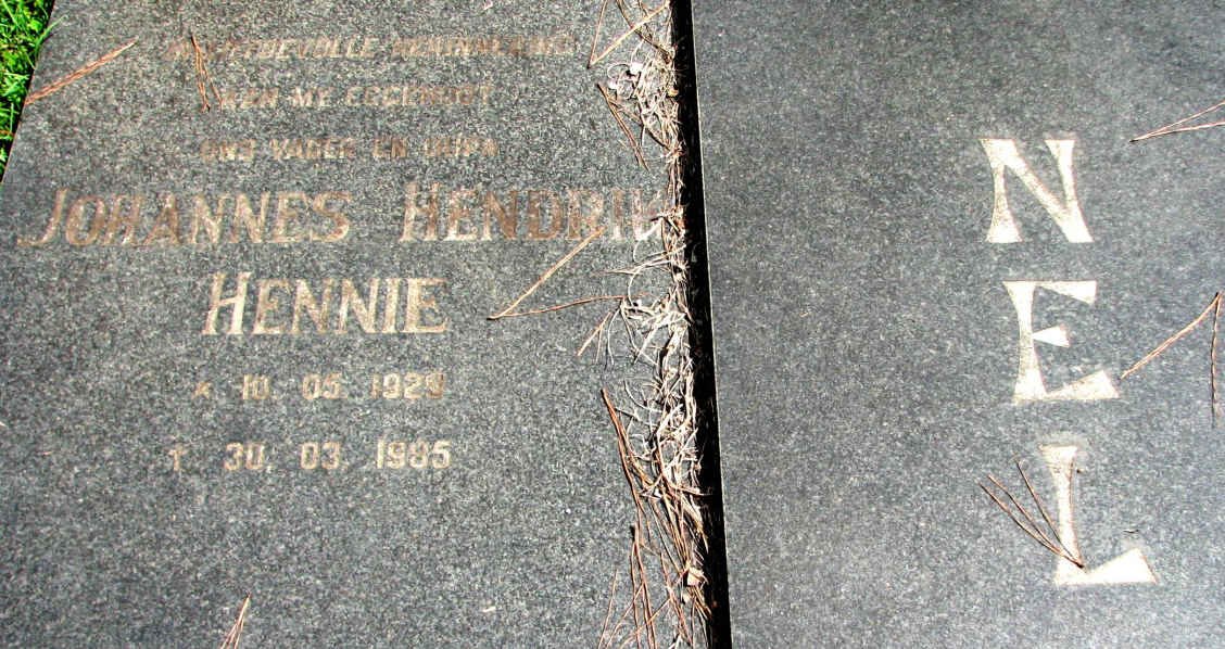 NEL Johannes Hendrik 192?-1985