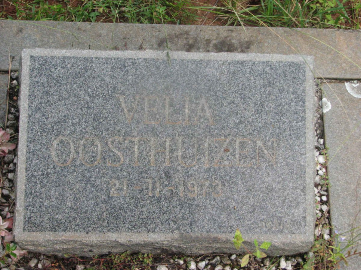 OOSTHUIZEN Velia -1973