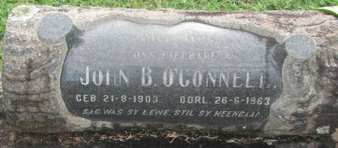 O’CONNELL John B. 1903-1963