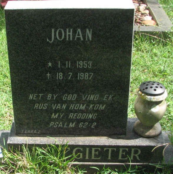 POTGIETER Johan 1953-1987