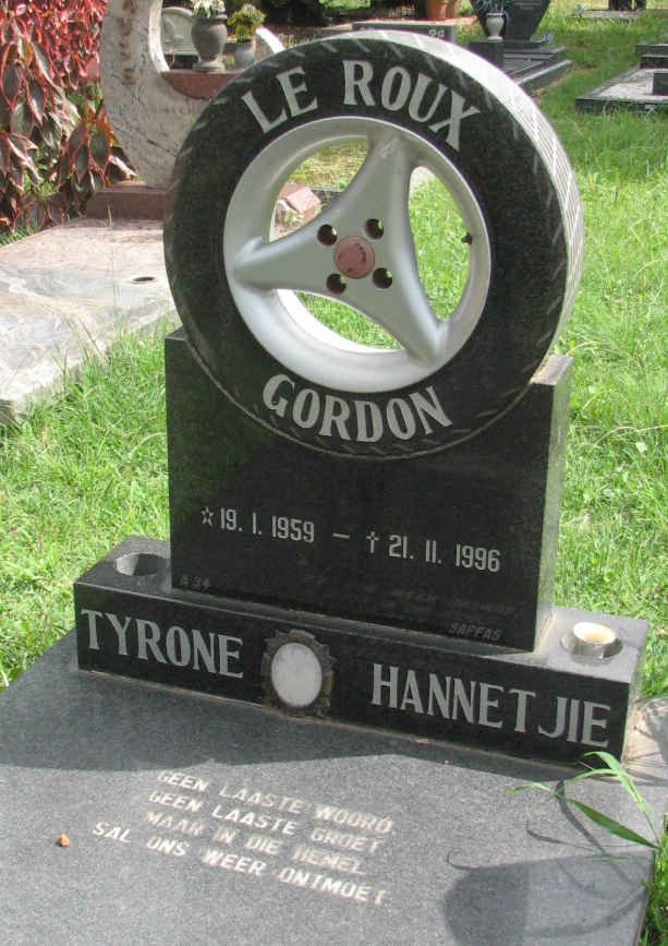 ROUX Gordon, le 1959-1996