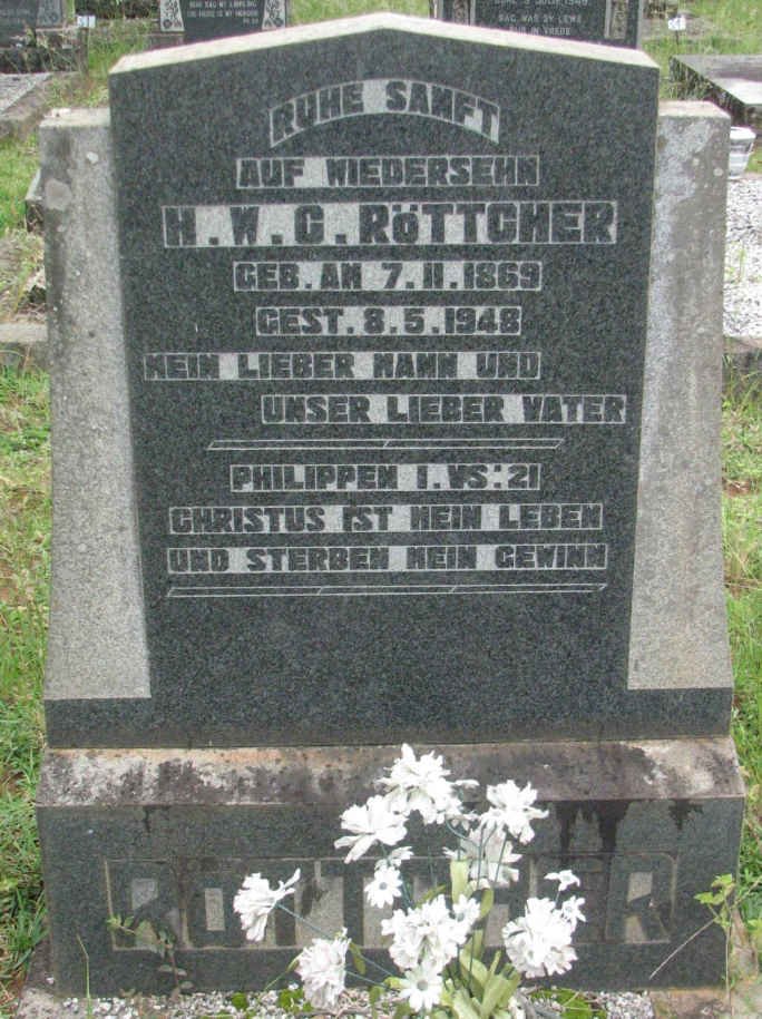 RÖTTCHER H.W.C. 1869-1948