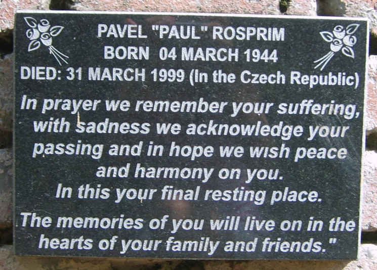 ROSPRIM Pavel 1944-1999