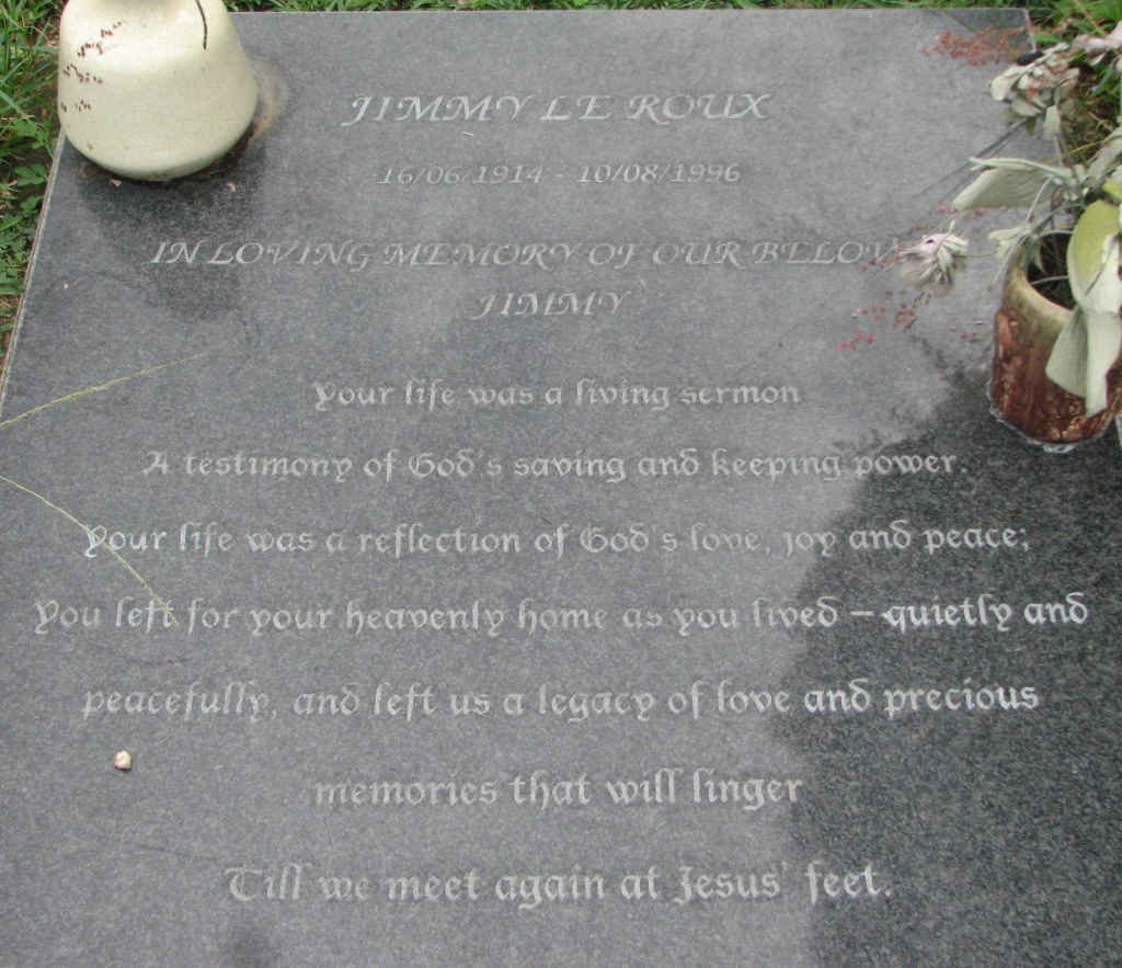 ROUX Jimmy, le 1914-1996