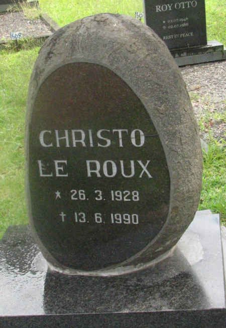 ROUX Christo, Le 1928-1990