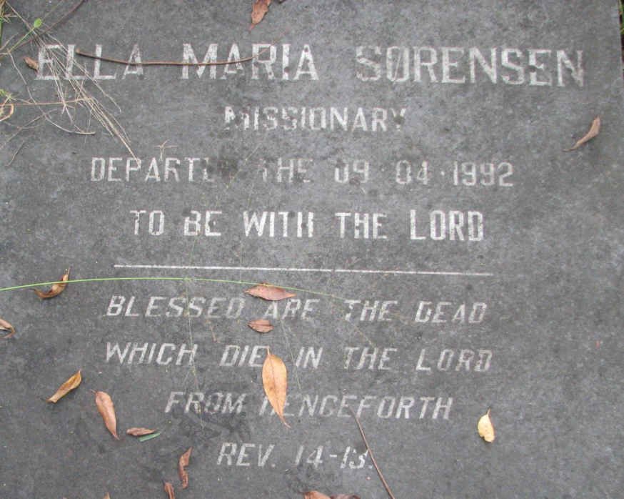 SORENSEN Ella Maria -1992