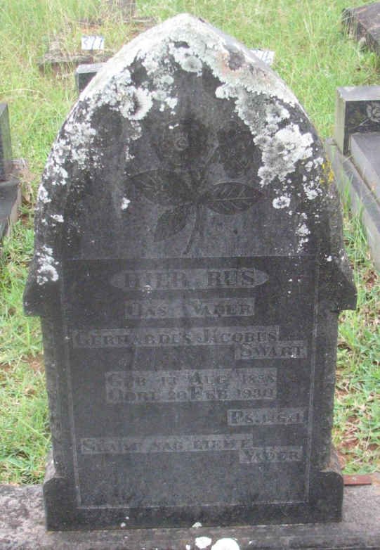SWART Gerhardus Jacobus 18??-1930