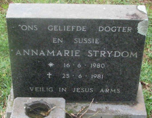 STRYDOM Annamarie 1980-1981