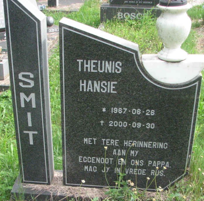 SMIT Theunis Hansie 1967-2000
