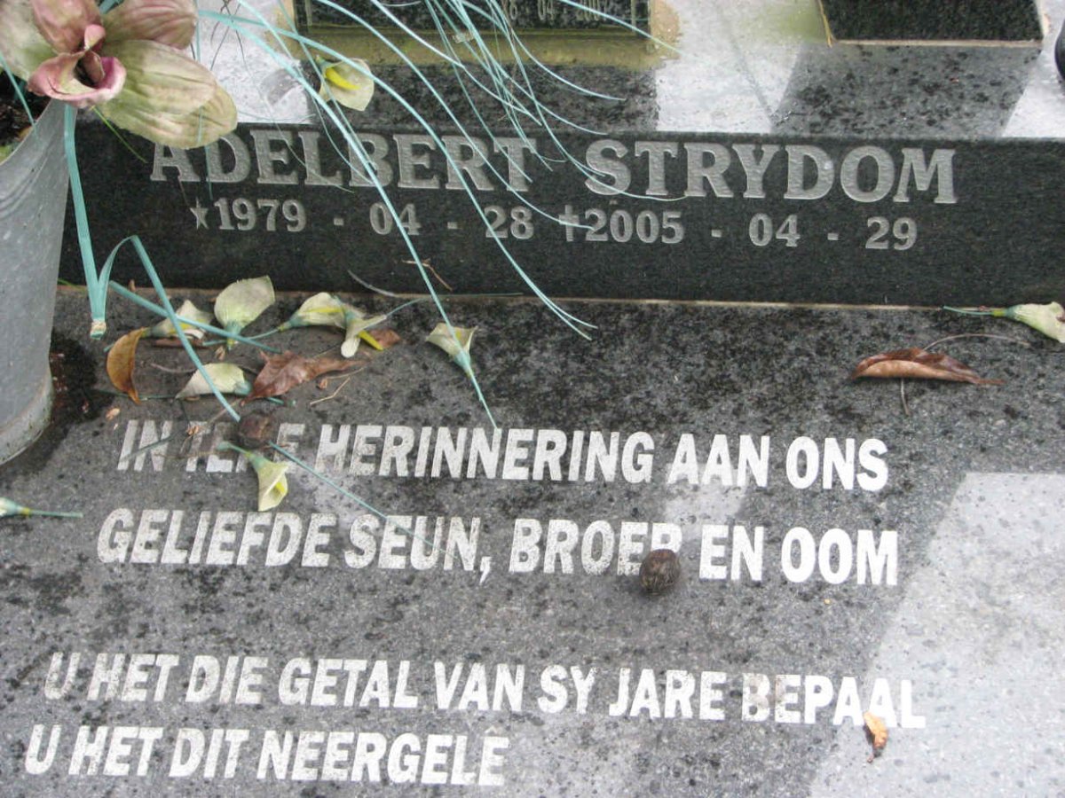 STRYDOM Adelbert 1979-2005