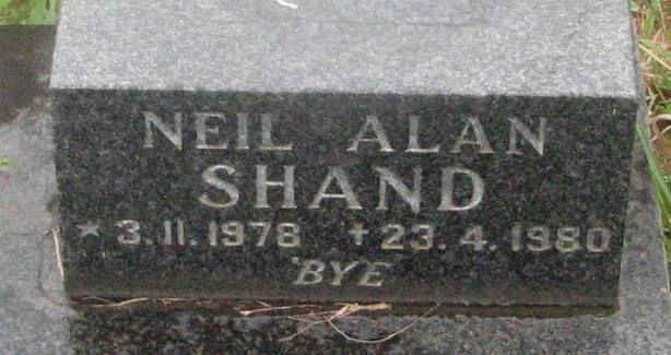 SHAND Neil Alan 1978-1980