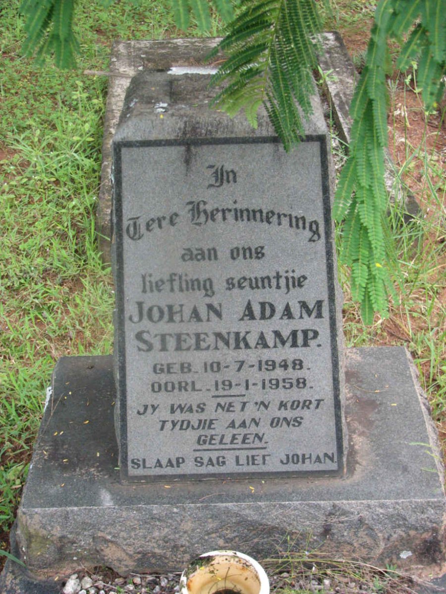STEENKAMP Johan Adam 1948-1958