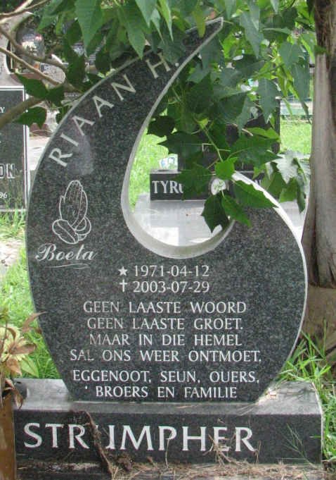 STRUMPHER Riaan H. 1971-2003