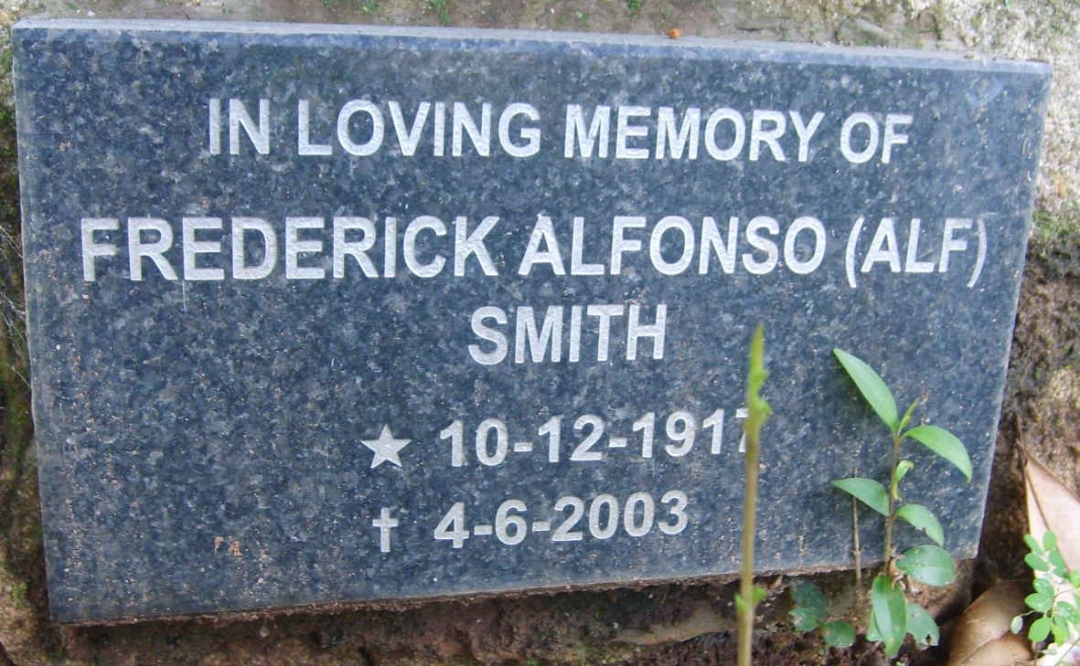 SMITH Frederick Alfonso 1917-2003