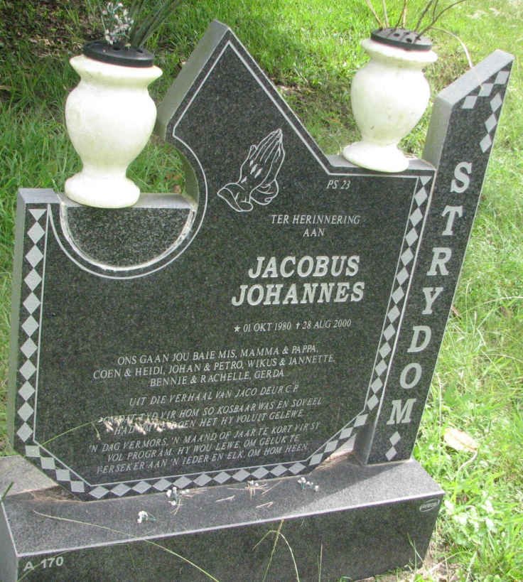 STRYDOM Jacobus Johannes 1980-2000