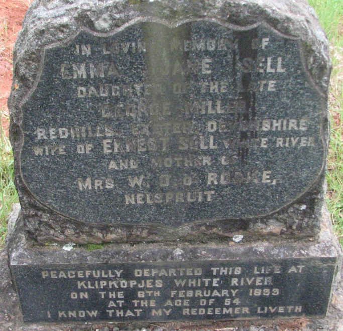 SELL Emma Jane 1899-1953