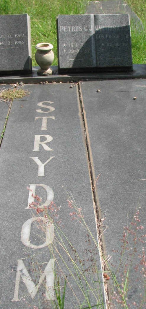 STRYDOM Petrus C.J.?-? &amp; Marth? PO? ?-?