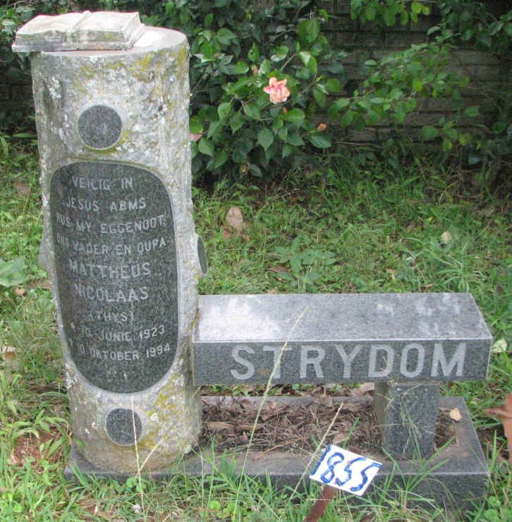 STRYDOM Mattheus Nicolaas 1923-1994