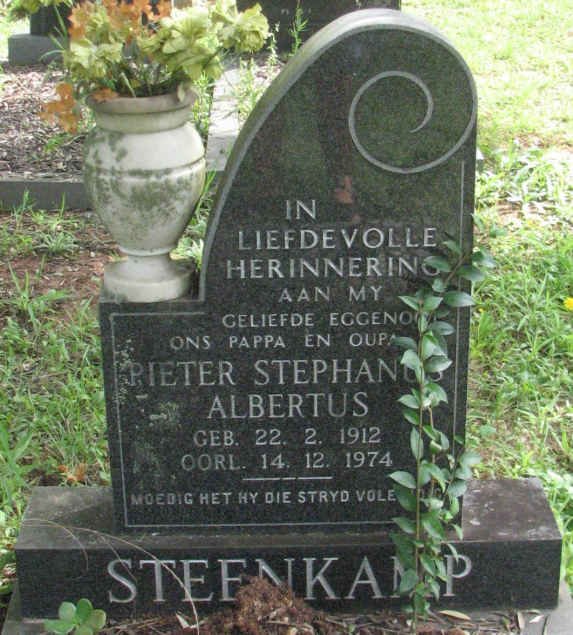 STEENKAMP Pieter Stephanus Albertus 1912-1974