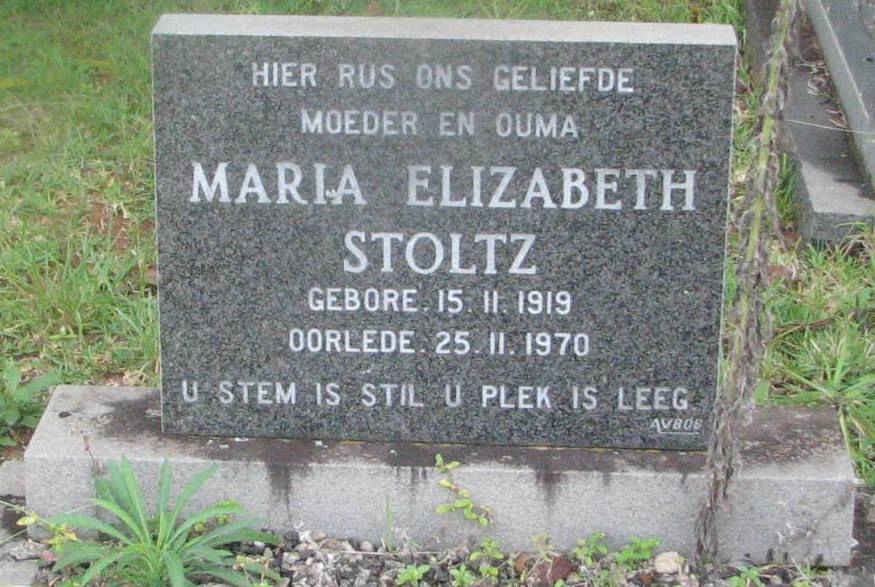 STOLTZ Maria Elizabeth 1919-1970