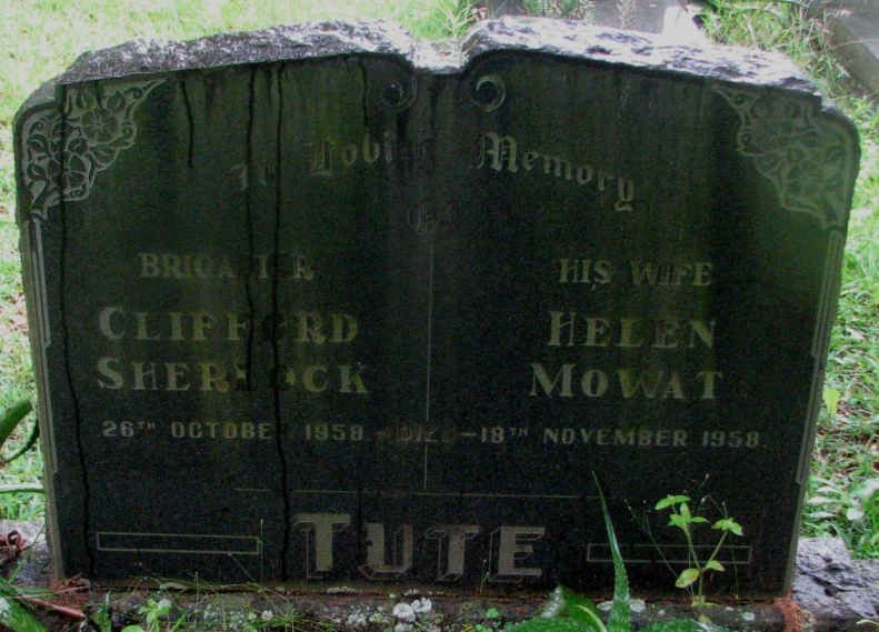 TUTE Clifford Sherlock -1958 &amp; Helen Mowat -1958