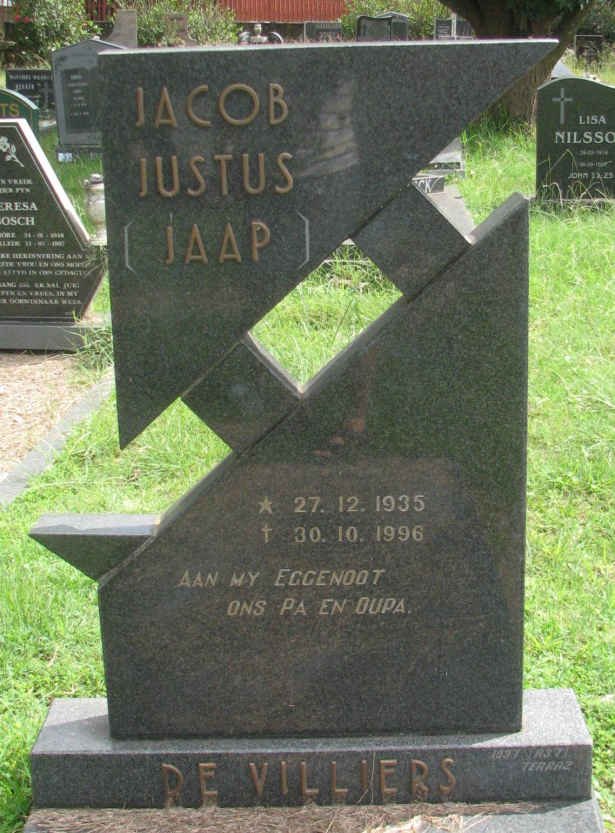 VILLIERS Jacob Justus, DE 1935-1996