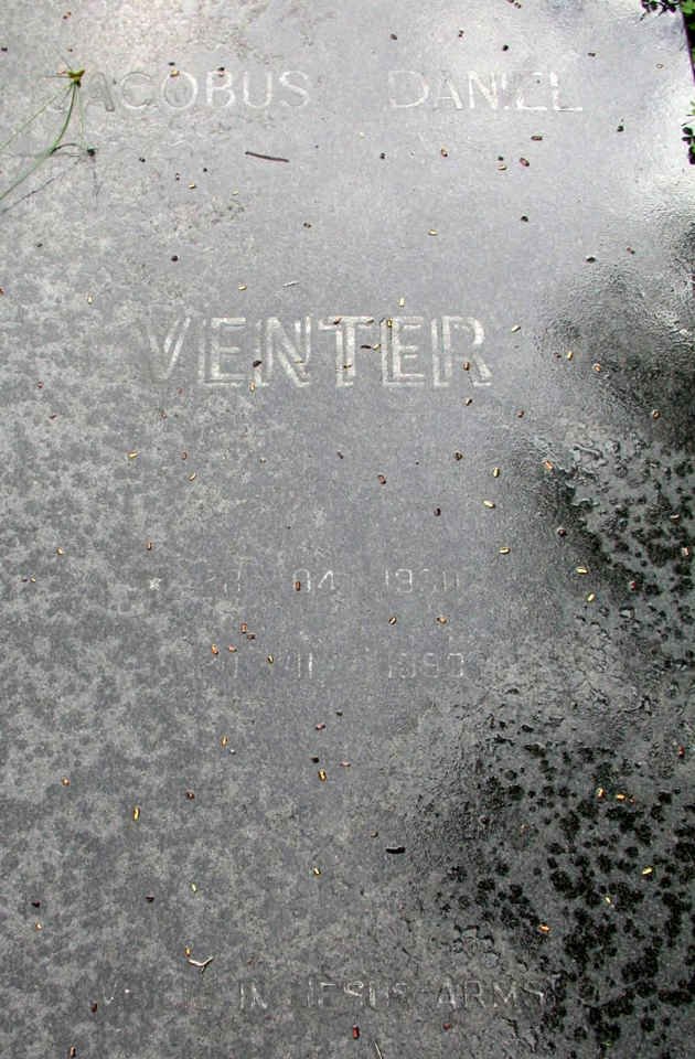 VENTER Jacobus Daniel 1930-1993
