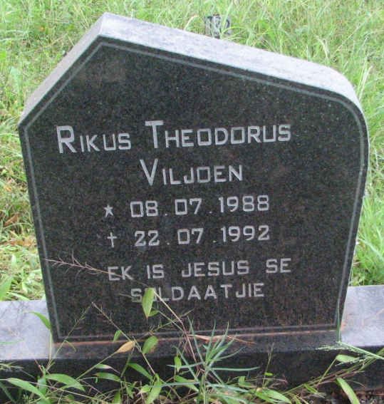 VILJOEN Rikus Theodorus 1988-1992