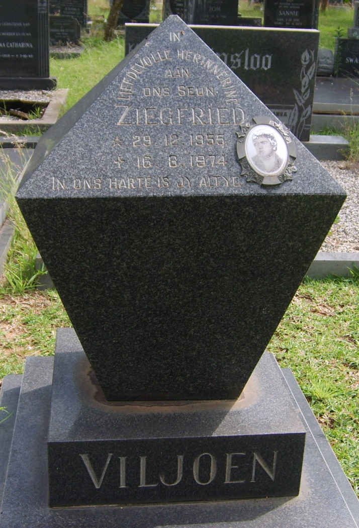 VILJOEN Ziegfried 1955-1974