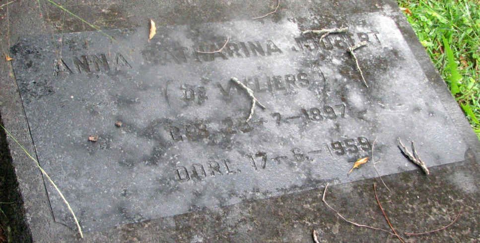 VILLIERS Anna Catharina, de nee JOUBERT 1897-1959