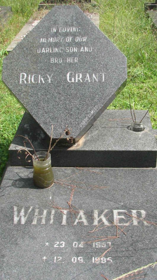 WHITAKER Ricky Grant 1967-1985