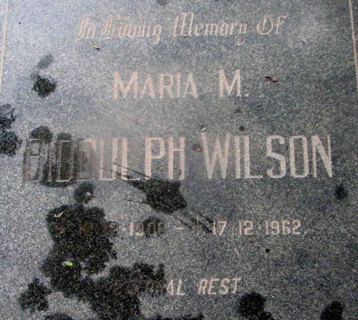WILSON Maria M., Biddulph 1900-1962